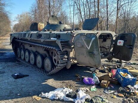 Equipment of the Russian invaders seized in the Kiev region