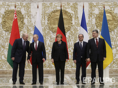 The members ofnegotiations of Normand format in Minsk