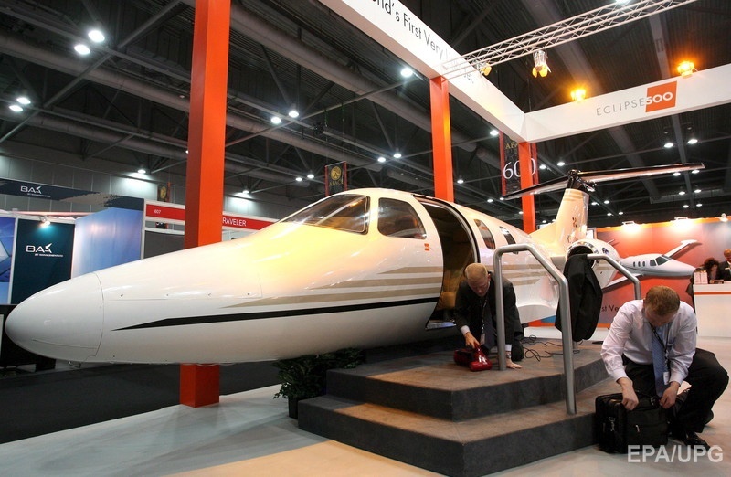 Eclipse 500 – легкий реактивный самолет, может перевозить до четырех пассажиров. Фото: eahavacilik.com